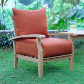 Sonoma Teak 7 Piece Deep Seating Set Various Colors Sam S Club