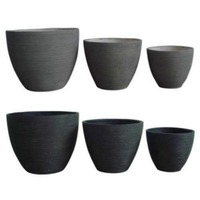 Grand Garden Stone Cast Planter Set - 3pc - Sam's Club