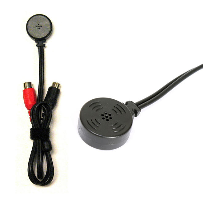 Q-See Powered Microphone with Audio and Power Cable