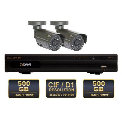 q see 4 channel security system