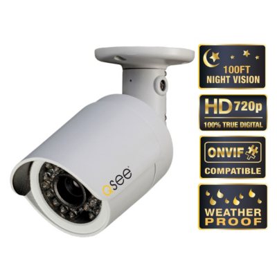 Para aumentar Matemático once Q-See 720p HD Weatherproof IP Bullet Camera - Sam's Club