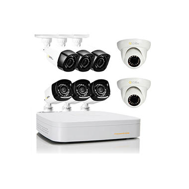 Q-See 8 Channel High Definition 720p Security System with 1TB HDD, 6 720p Bullet Cameras, 2 720p Dome Cameras, 80’Night Vision