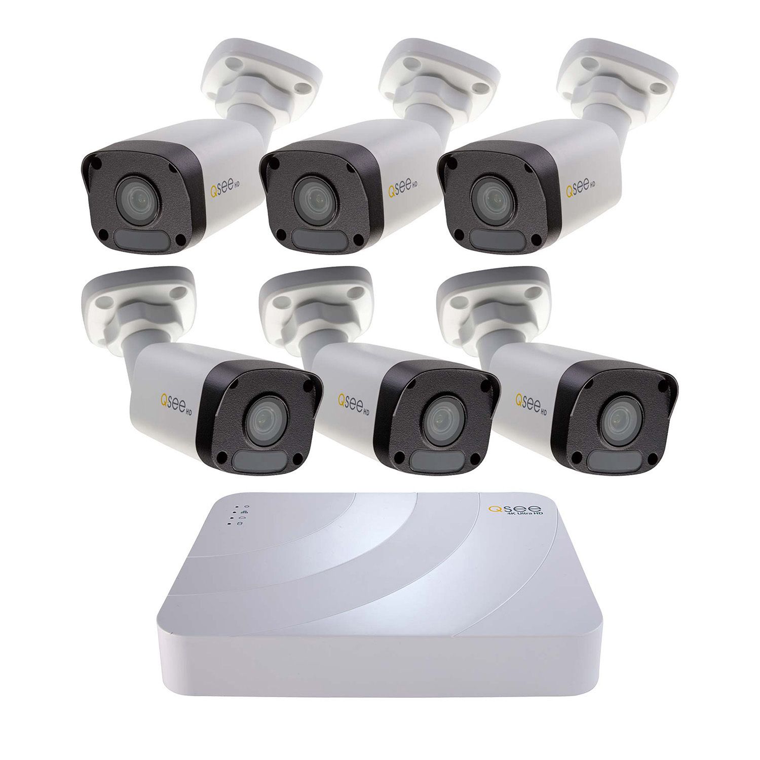 Q-See 1080P HD 8 Channel IP Security System with 2TB HDD and 6 1080P IP Bullet Cameras