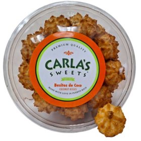 Carlas  Sweets Besitos de Coco Tub (64 oz.)