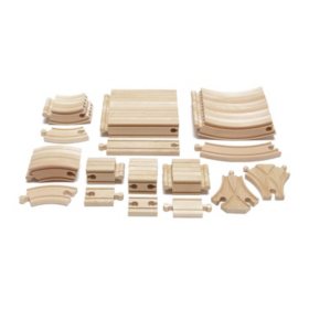 Maxim Enterprise Wooden Train Set, 40 Pc.