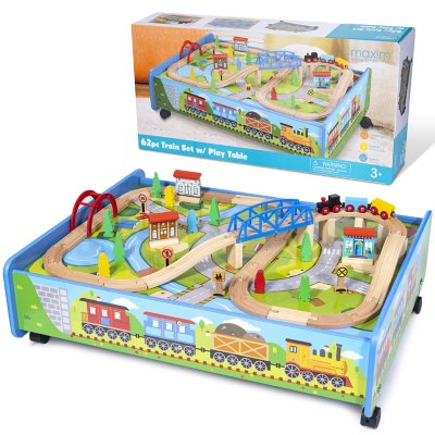 PLAYTIVE train setFunction: 54 piecesSpecial feature: made of real wood  Recommendedage: from 3 years –