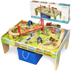 50 piece Train Set with Train / Play Table - BRIO and Thomas & Friends Compatible