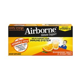 Airborne Vitamin C Immune Support Effervescent Tablets, 36 ct.