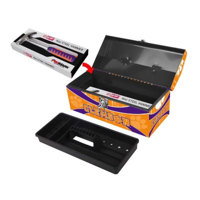 Clemson Tigers Steel Hammer and Tool Box Combo - Sam's Club