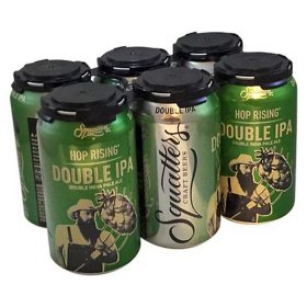 Squatters Hop Rising Double IPA Ale Beer, 12 fl. oz. can, 6 pk.