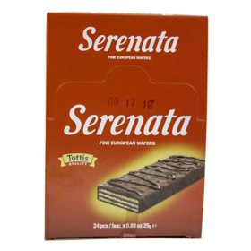 Serenata Fine European Wafers Single Serve 0.88 oz., 24 pk.