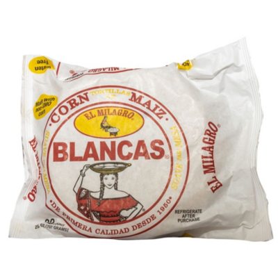 El Milagro Blanca Suave Corn Tortillas (30 ct.) Sam's Club