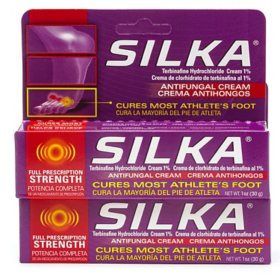 SILKA Anti-Fungal Cream, Clinical Anti-Fungus Foot Treatment