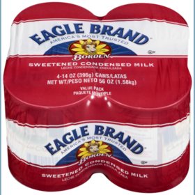 Sweetened Condensed Milk 14 oz. cans, 4 pk.