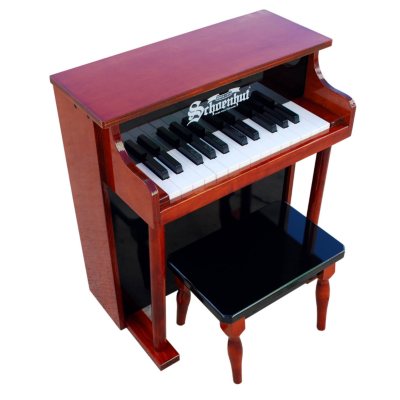 Amazon.com: Schoenhut Pony Baby Grand Pink Piano - 25 Key