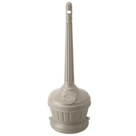 Smoker's Outpost Patio Cigarette Receptacle - Beige