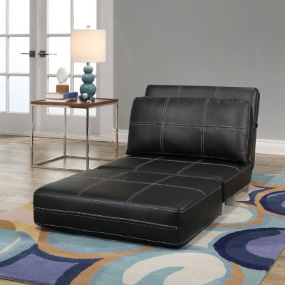 Harlow Leather Convertible Futon Chair Assorted Colors Sam S Club