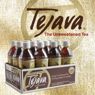 Tejava Premium Unsweetened Iced Tea (16.9 oz. bottles, 12 ct.) - Sam's Club