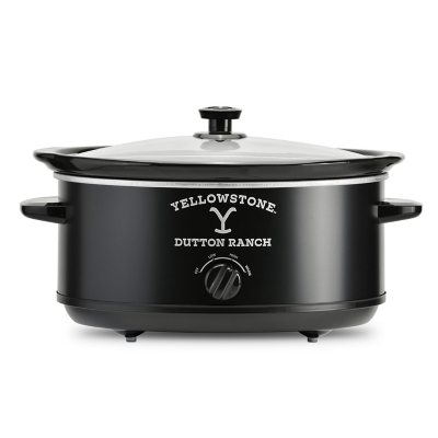 Yellowstone 7QT Slow Cooker in Matte Black