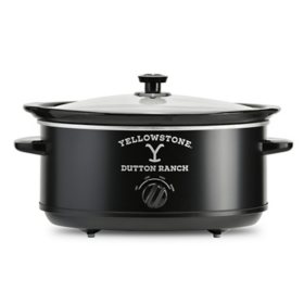 Yellowstone 7QT Slow Cooker in Matte Black	