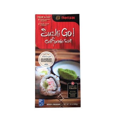 Frozen Banzai California Roll (24 oz., 4 pk.) Sam's Club