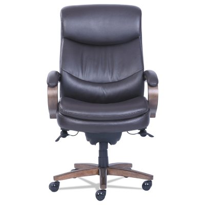 La-Z-Boy Big & Tall Executive Chair Coffee Brown Bonded Leather