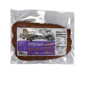 Holmes Smokehouse Pecan Smoked Andouille Sausage 36 oz.