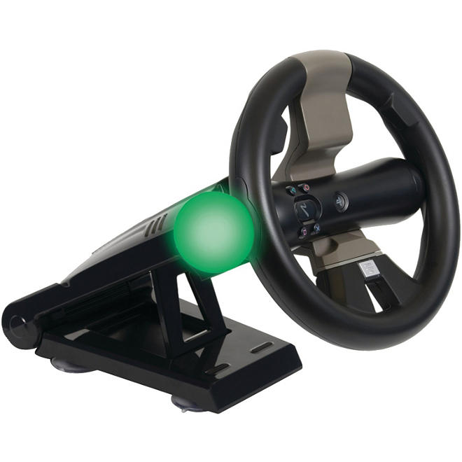 CTA PlayStation Move & DualShock Controller Racing Wheel with Stand