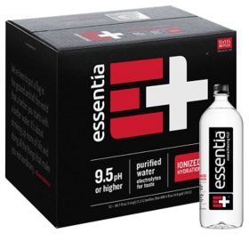 Essentia Bottled Water, Ionized Alkaline Water 1.5 L., 12 pk.