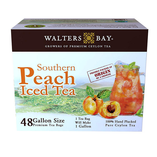 Walters Bay Gallon Sized Peach Iced Tea Bags (48 ct.)
