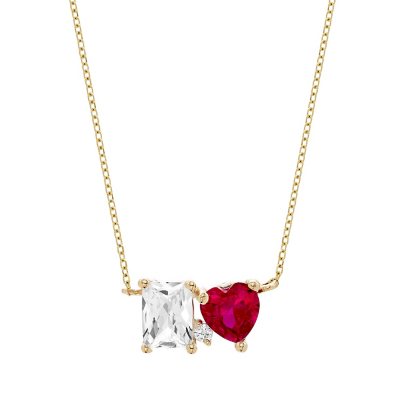 Sam's club deals diamond heart necklace