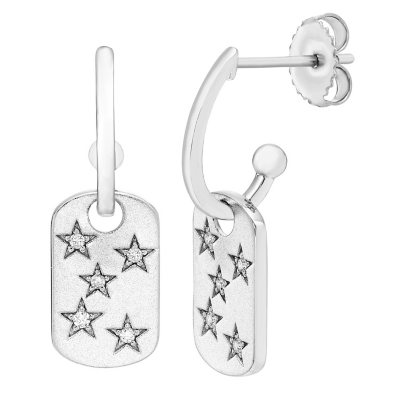 Sam's club sterling store silver hoop earrings