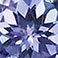 Tanzanite, variant on Round Cut Gemstone & 0.28 CT. T.W. Halo Diamond Stud Earrings in 14K Gold
