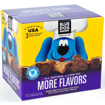 Blue Dog Bakery More Flavors Dog Treats - 72 oz. - Sam's Club