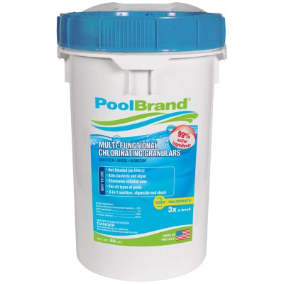 Cheap PoolBrand Multi-Functional Chlorinating Granulars - 50 lbs ...