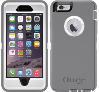 OtterBox Apple iPhone 6 Case Defender Series Gray White Sam s Club