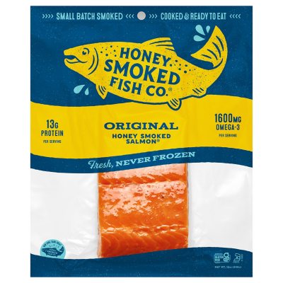 Honey Smoked Salmon, Original Flavor (12 oz.) - Sam's Club