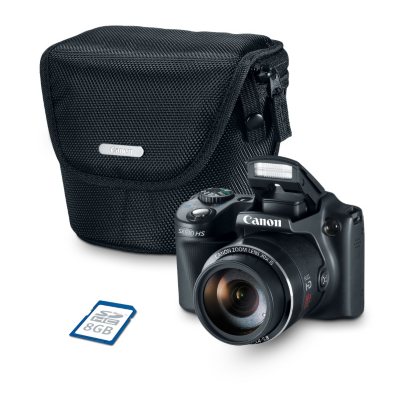 Canon PowerShot SX510 HS Bundle with 12.1 MP, 30x Optical