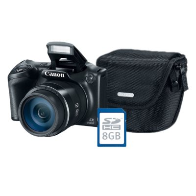 Canon PowerShot SX400 IS Digtial Camera Bundle with 16MP, 30x