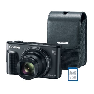 Canon PowerShot SX720 HS Digital Camera Bundle with 20.3MP, 40x 