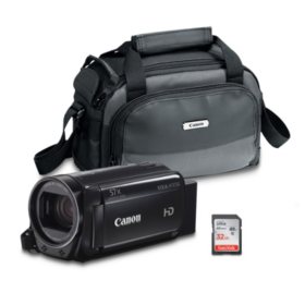 Canon Camcorder Bundle Black Vixia Hf R700 Sam S Club