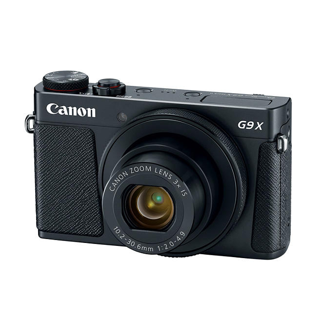 Canon PowerShot G9X Mark II Digital Camera Bundle with 20.2MP, 3x Optical Zoom, Camera Case and 8GB SDHC Card 