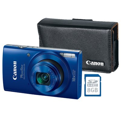 Canon PowerShot ELPH 190 IS Digital Camera (Blue) 