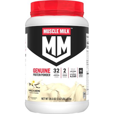 Muscle Milk Genuine 32g Whey Protein Powder, Vanilla Cream (2.47 
