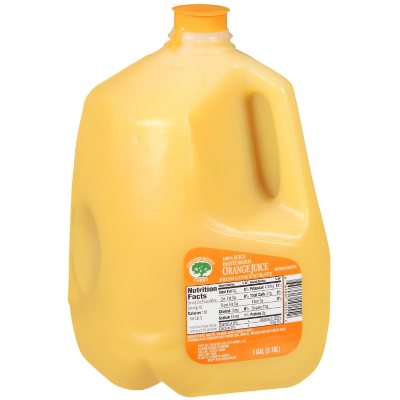 Pet 100% Pure Orange Juice - 1 gallon jug - Sam's Club