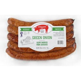 Country Pleasin Original Green Onion Smoked Sausage 2.5 lbs.