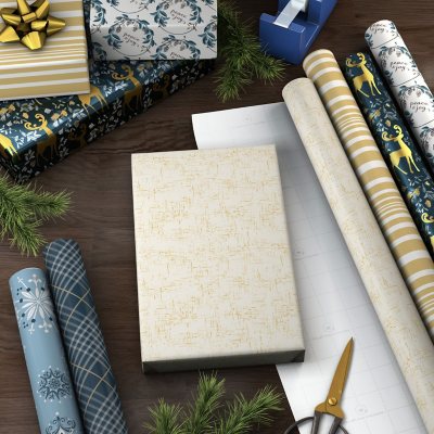 Hallmark Wrapping Paper Set - 6 Pack (Holiday Neutral Designs) - Sam's Club