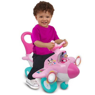 Minnie plane activity store ride on