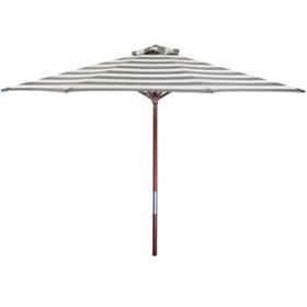 Classic Wood 9' Round Market Umbrella (Assorted Colors)