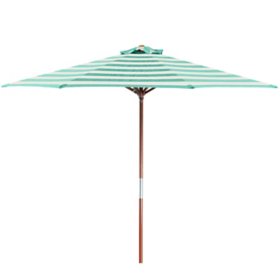 Classic Wood 9' Round Market Umbrella, Choose Color